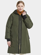 Aino Vinterparkas 4 Dam Deep Green Didriksons
