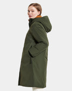 Aino Vinterparkas 4 Dam Deep Green Didriksons