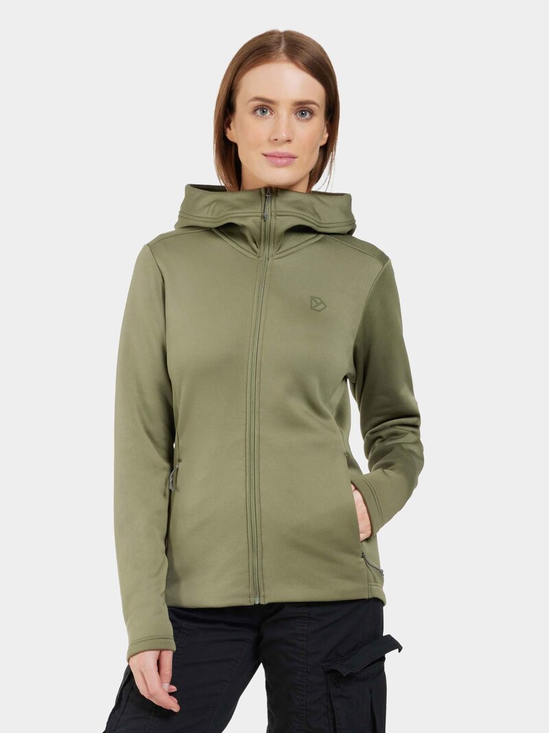 Anneli Funktionsjacka 2 Dam Wild Forest Green Didriksons