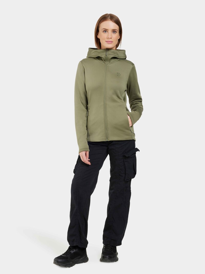 Anneli Funktionsjacka 2 Dam Wild Forest Green Didriksons