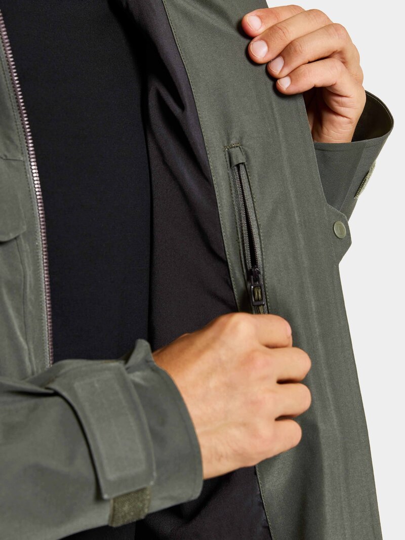 Aston Shell Jacket Men Deep Green Didriksons