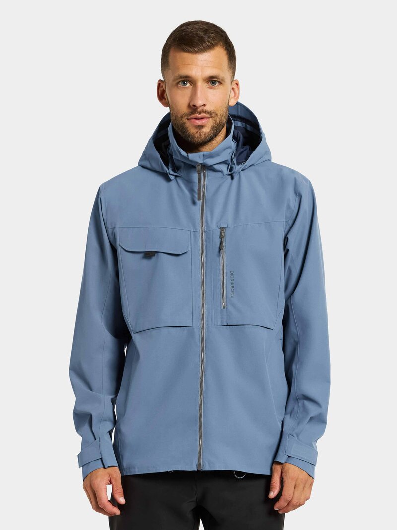Aston Shell Jacket Men True Blue Didriksons