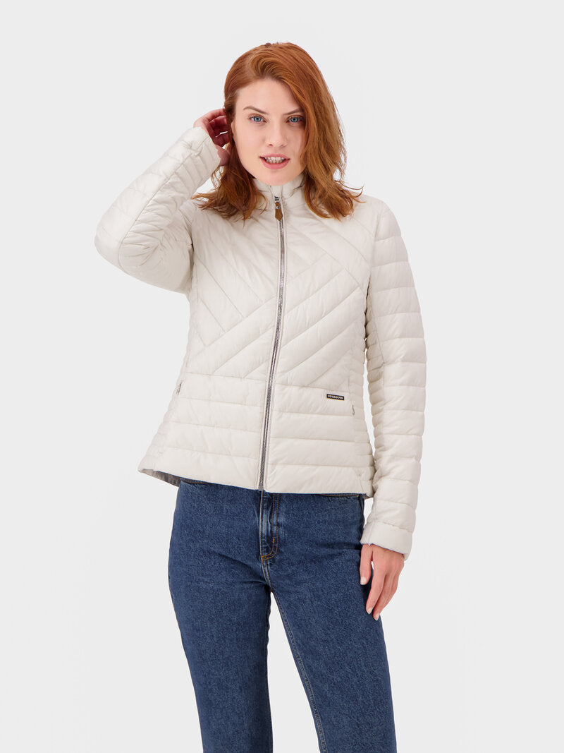 Betty Lättviktsjacka Dam White Foam Didriksons