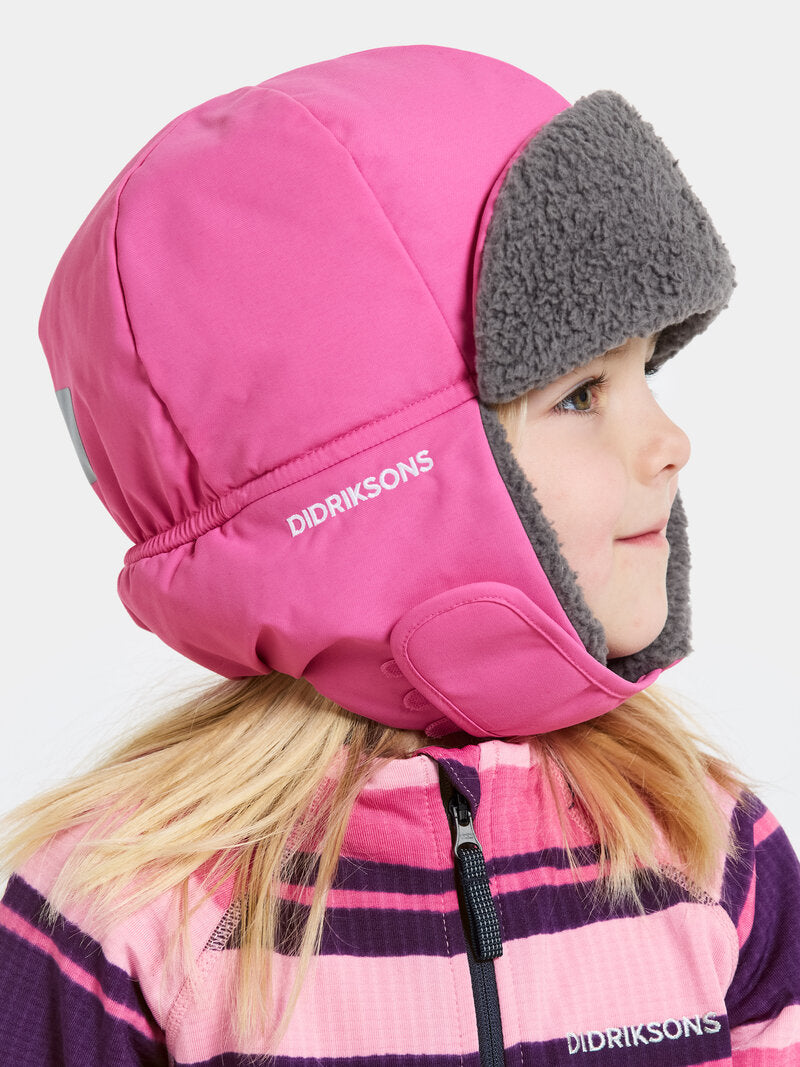 Biggles Cap Vintermössa Barn Sweet Pink Didriksons