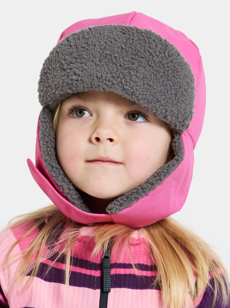 Biggles Cap Vintermössa Barn Sweet Pink Didriksons