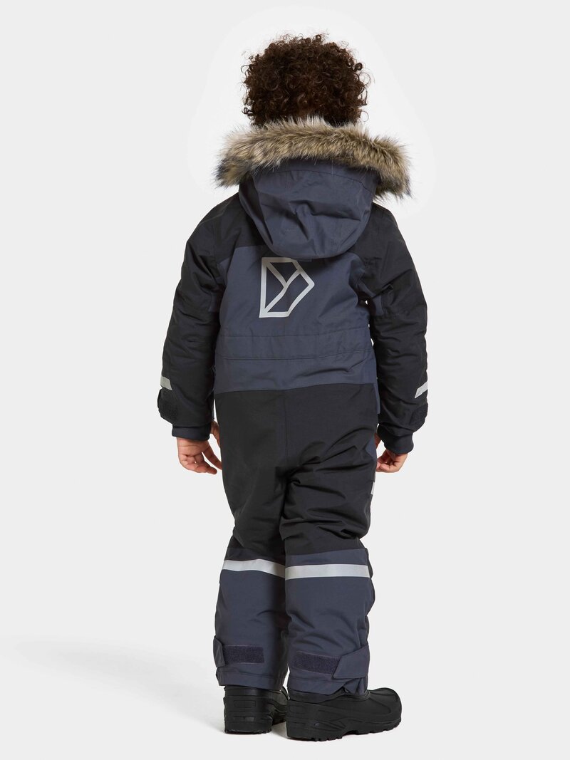 Bjärven 3 Kids' Winter Coverall Navy Didriksons