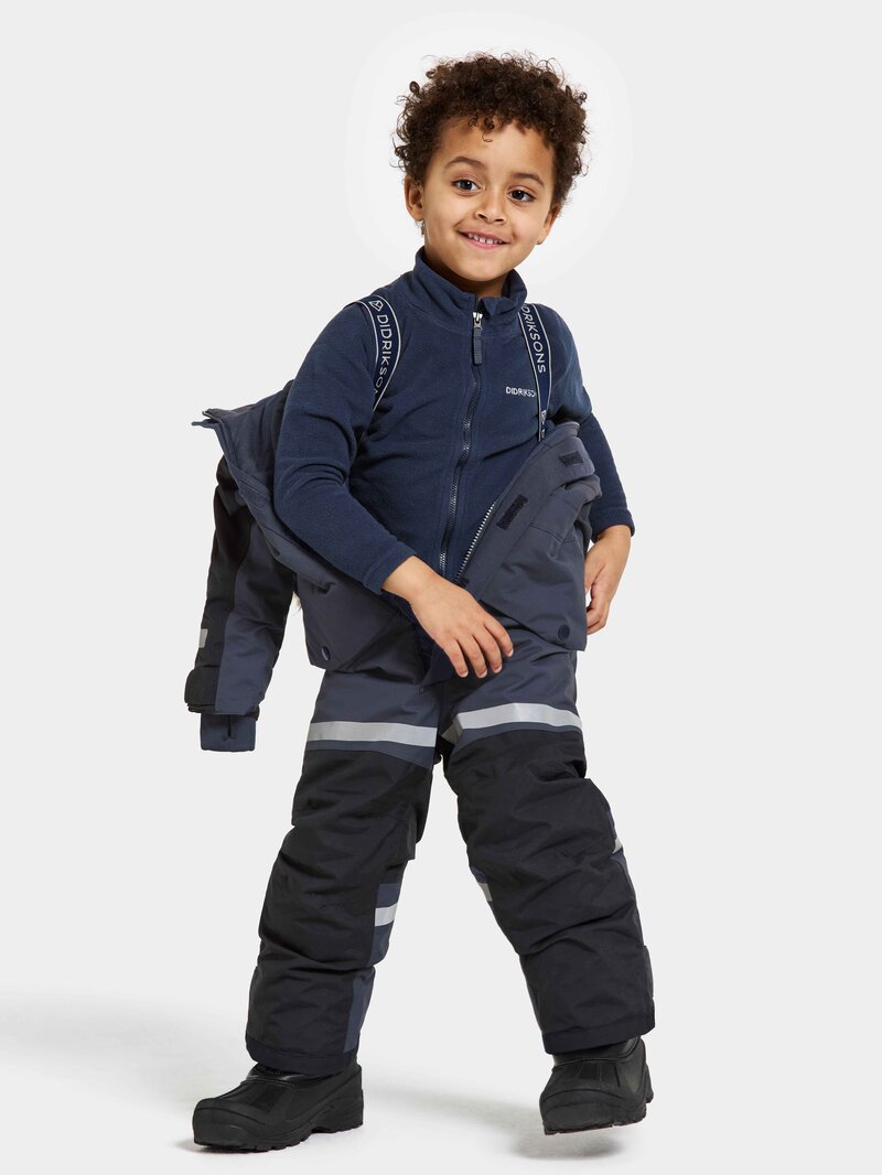 Bjärven 3 Kids' Winter Coverall Navy Didriksons