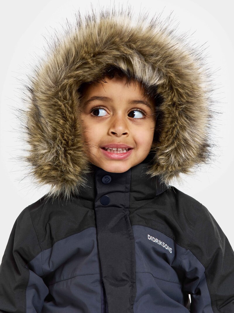 Bjärven 3 Kids' Winter Coverall Navy Didriksons