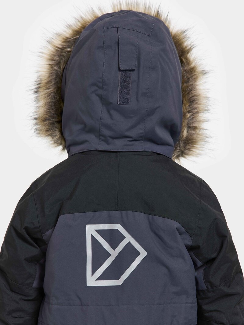Bjärven 3 Kids' Winter Coverall Navy Didriksons
