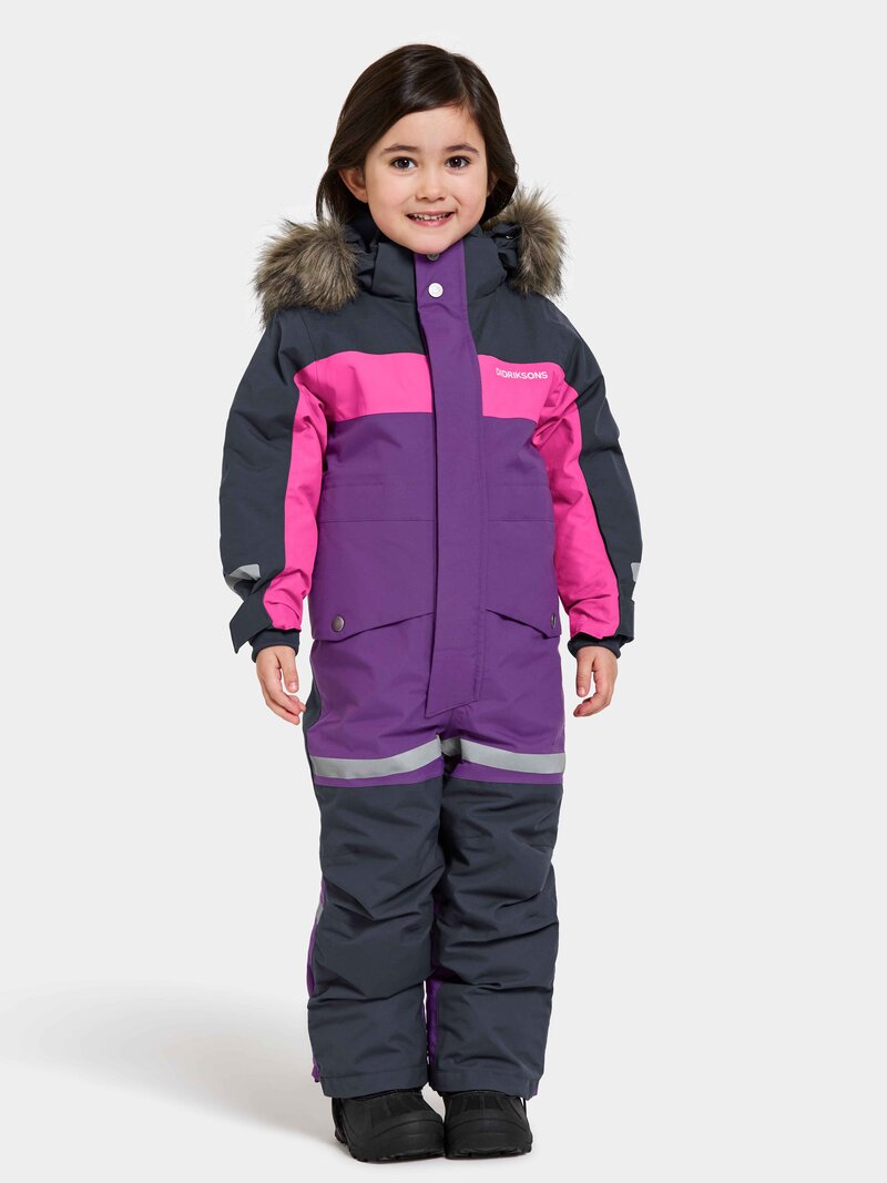 Bjärven 3 Vinteroverall Barn Royal Purple Didriksons