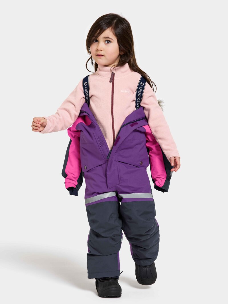 Bjärven 3 Vinteroverall Barn Royal Purple Didriksons