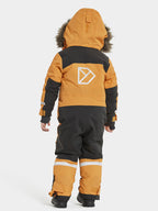 Bjärven Kids' Winter Coverall Fire Yellow Didriksons