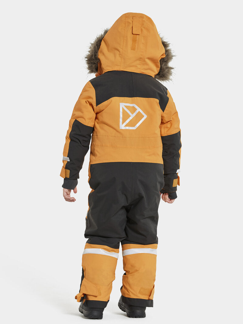 Bjärven Kids' Winter Coverall Fire Yellow Didriksons