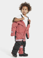 Bjärven Vinteroverall Barn Peach Rose Didriksons