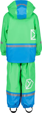 Boardman Lined Rain Set Kids Frog Green Didriksons