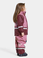 Boardman Lined Rain Set Kids Heather Pink Didriksons