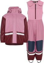 Boardman Lined Rain Set Kids Heather Pink Didriksons