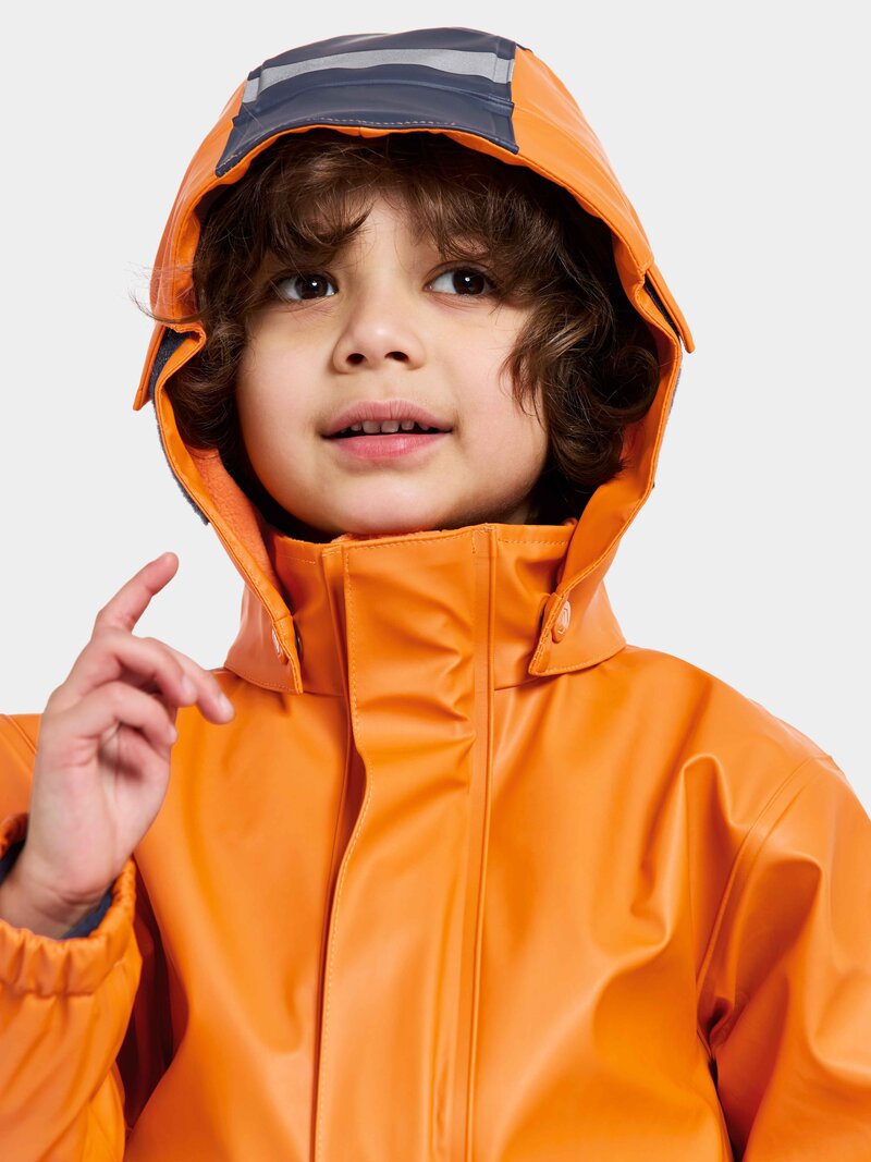 Boardman Fodrat Regnset Barn Orange Jam Didriksons