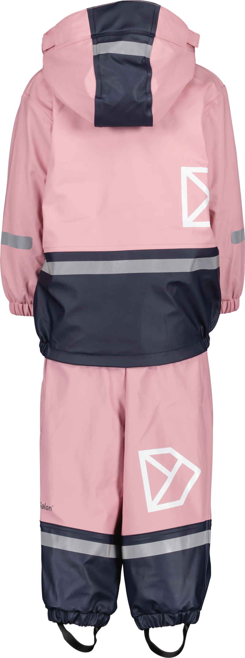 Boardman Fodrat Regnset Barn Soft Pink Didriksons
