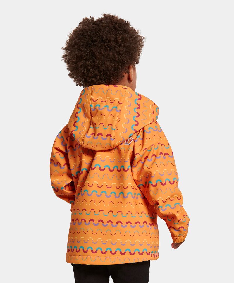Dellen Softshelljacka 2 Barn Orange - Didriksons