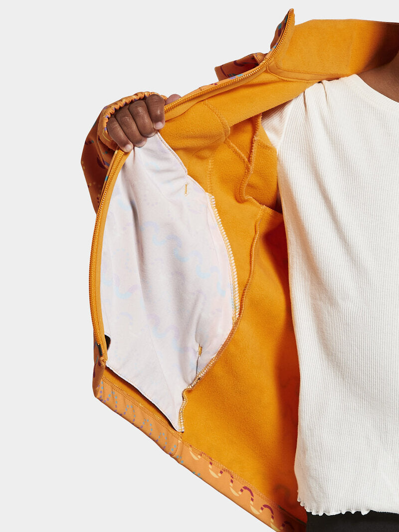 Dellen Softshelljacka 2 Barn Orange - Didriksons