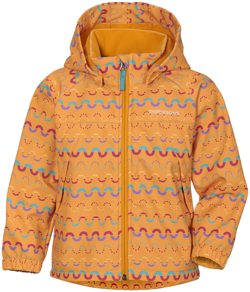 Dellen Softshelljacka 2 Barn Orange - Didriksons