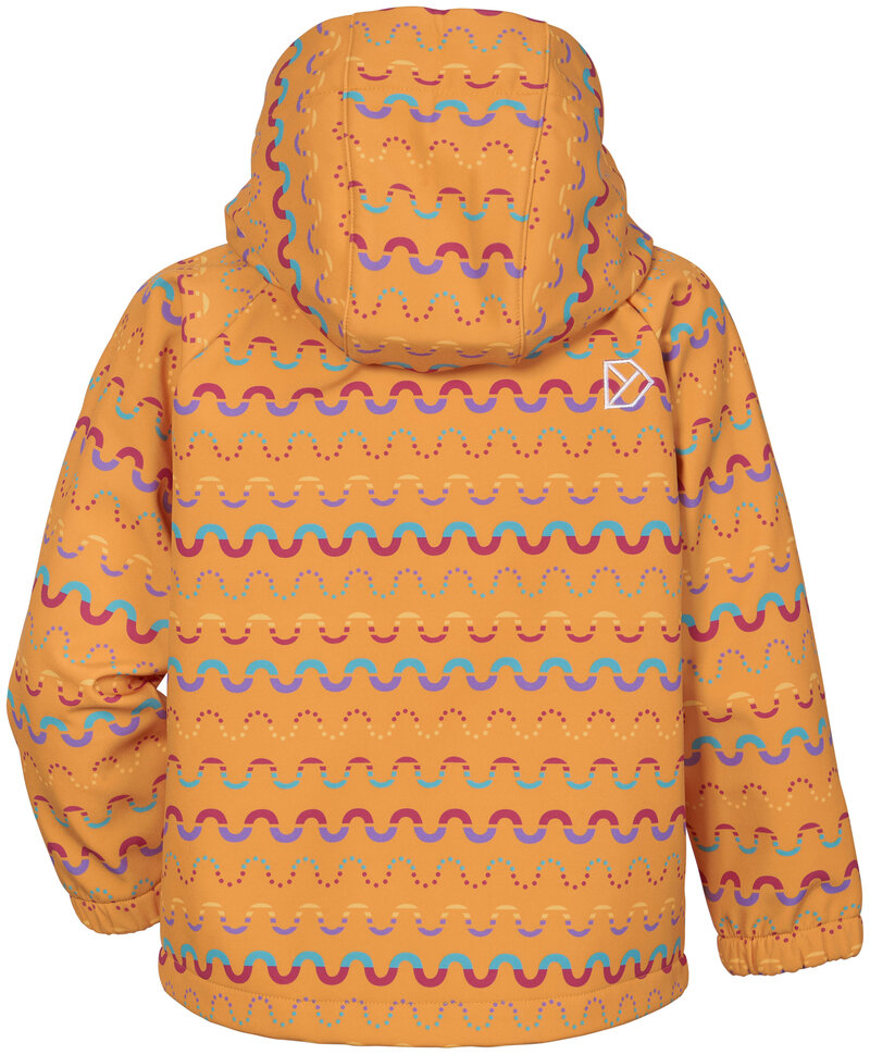 Dellen Softshelljacka 2 Barn Orange - Didriksons