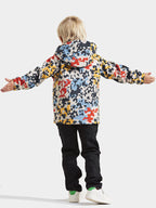 Dellen Kids' Softshell Jacket Multi Algae - Didriksons