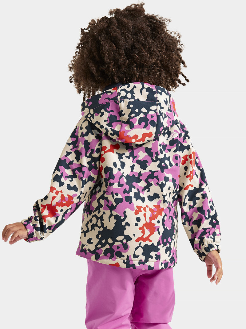 Dellen Softshelljacka Barn Purple Algae - Didriksons