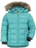 Digory Puff 3 Winter Jacket Kids Peacock Green - Didriksons