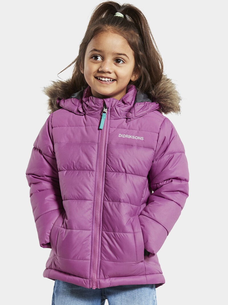Digory Puff 3 Winter Jacket Kids Radiant Purple - Didriksons