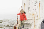 Digory Puff Kids' Winter Jacket Orange-Red - Didriksons