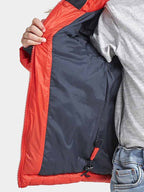 Digory Puff Kids' Winter Jacket Orange-Red - Didriksons