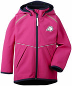 Elmån Kids' Softshell Jacket Fuchsia - Didriksons