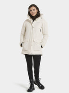 Frida Winter Parka 6 Women White Foam Didriksons