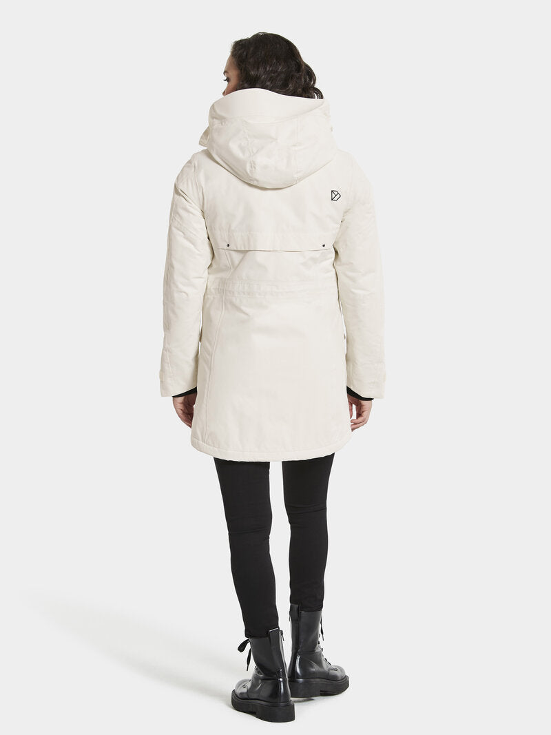 Frida Winter Parka 6 Women White Foam Didriksons
