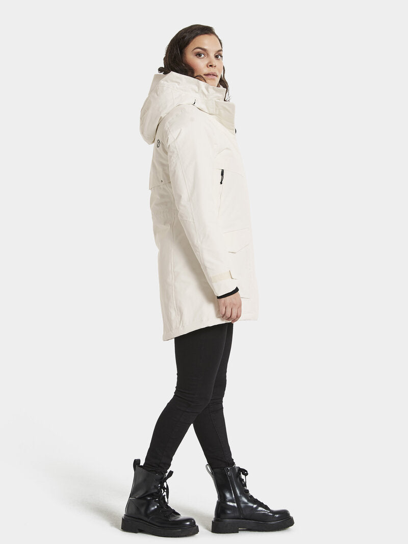 Frida Winter Parka 6 Women White Foam Didriksons