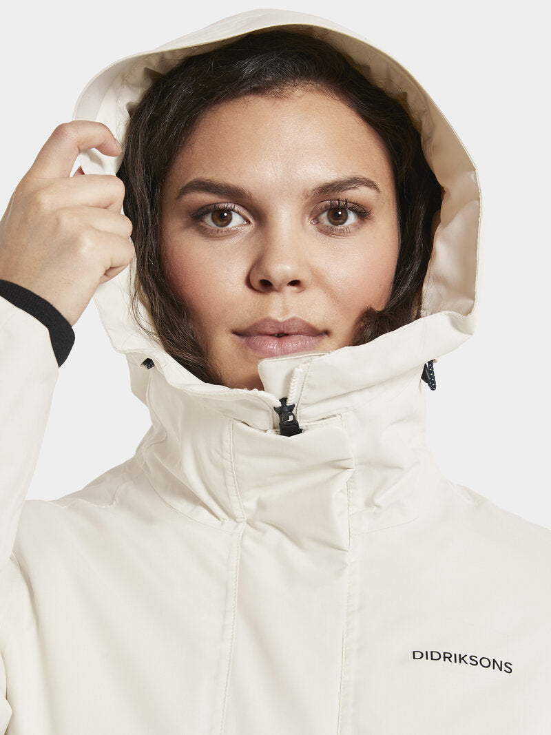 Frida Winter Parka 6 Women White Foam Didriksons