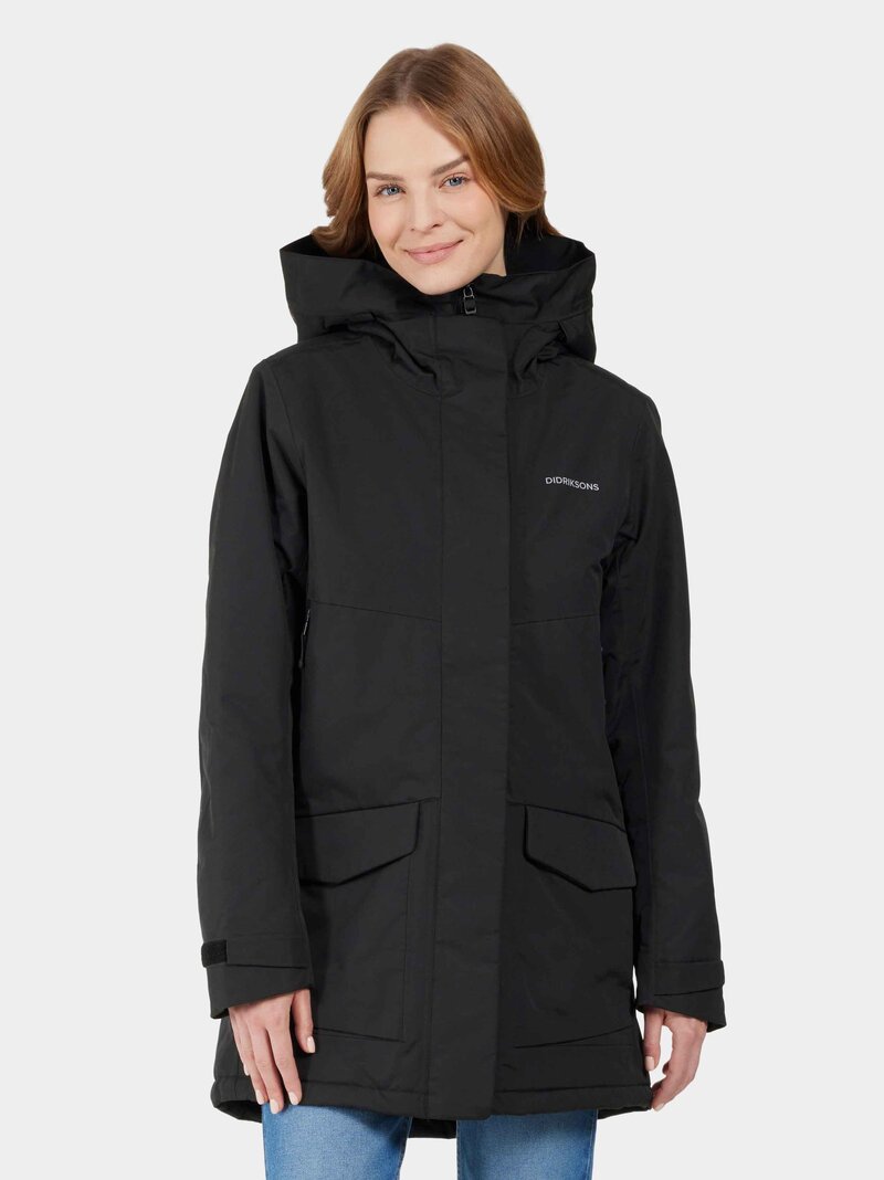Frida Vinterparkas Dam Black Didriksons