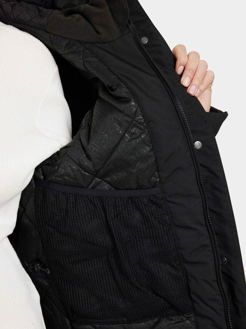 Frida Vinterparkas Dam Black Didriksons