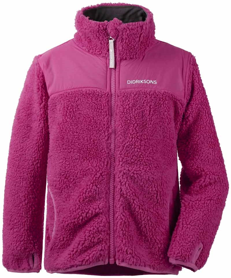 Geite Fleecejacka Barn Plastic Pink - Didriksons