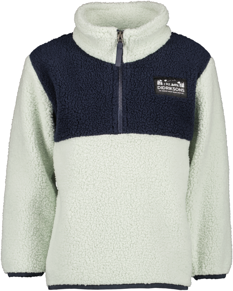 Gosig Fleecetröja Barn Pale Mint Didriksons