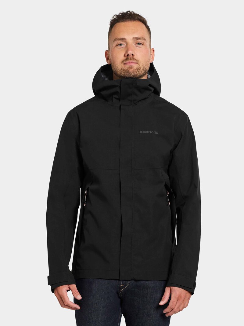 Grit Shell Jacket Men Black Didriksons