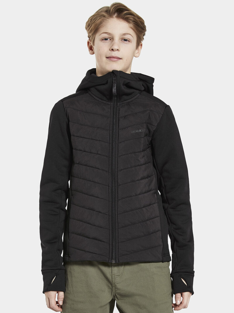 Halden Hybridjacka 5 Junior Black Didriksons