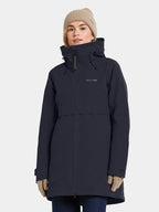 Helle 6 Winter Parka Women Dark Night Blue Didriksons