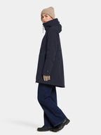 Helle 6 Winter Parka Women Dark Night Blue Didriksons