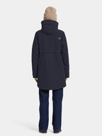 Helle 6 Winter Parka Women Dark Night Blue Didriksons
