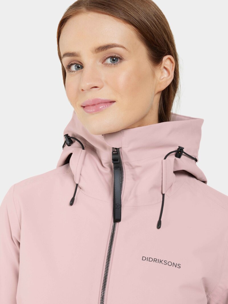 Helle Vinterparkas Dam Oyster Lilac Didriksons