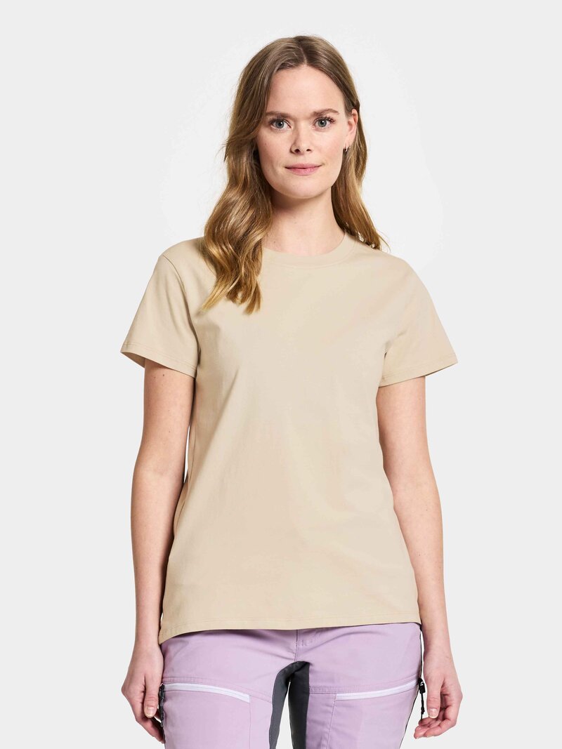 Ingarö T-Shirt Dam Light Beige Didriksons