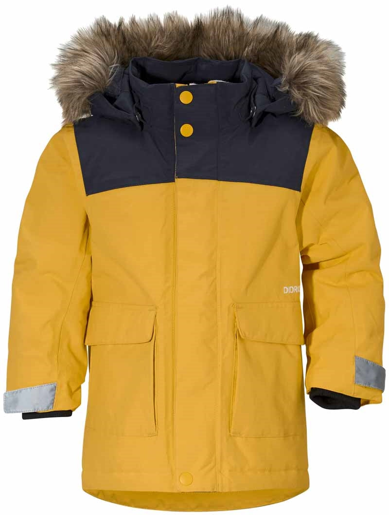 Kure Vinterparkas 2 Barn Gul - Didriksons